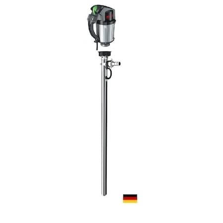 Flux Drum Pump, Stainless Steel, 47" Long, Exp Proof Motor, 120V, 60Hz, 1ph, 460 Watts Power. 24-ZORO0237